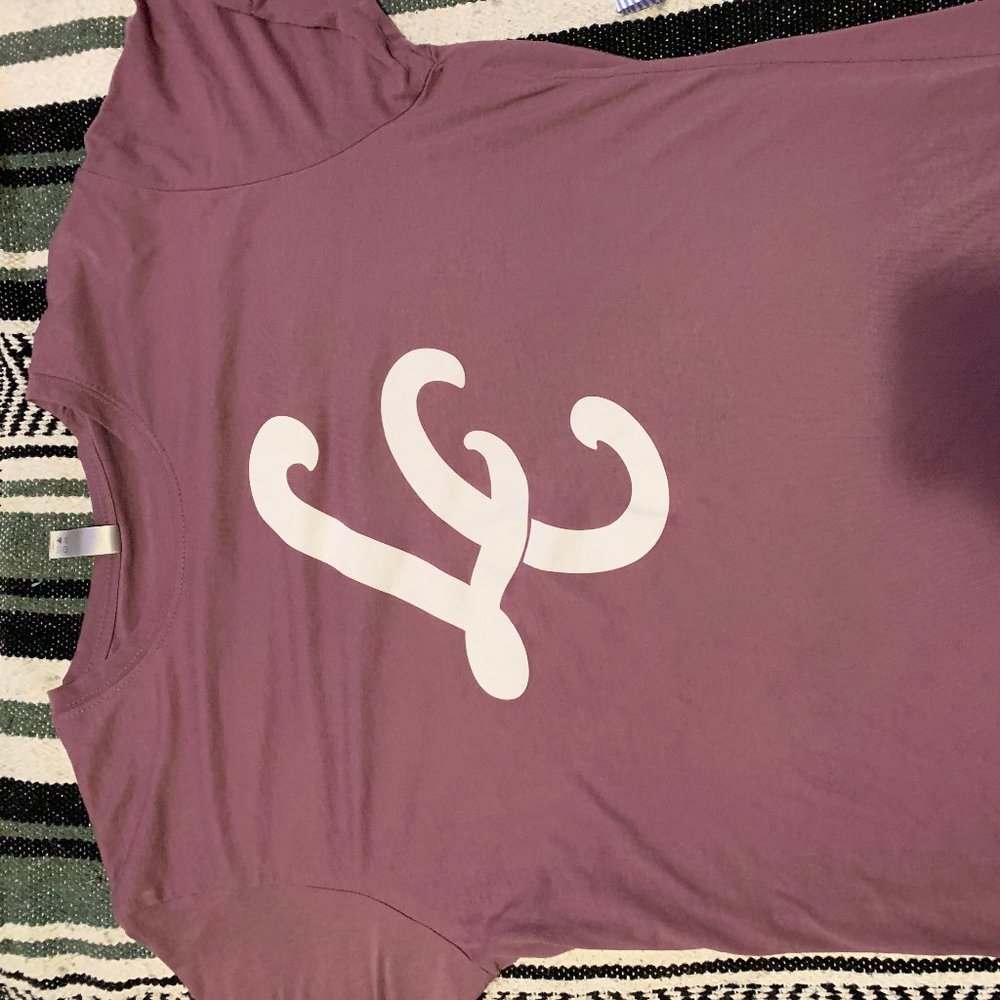 LIfepoint Church Purple U neck t-shirt
